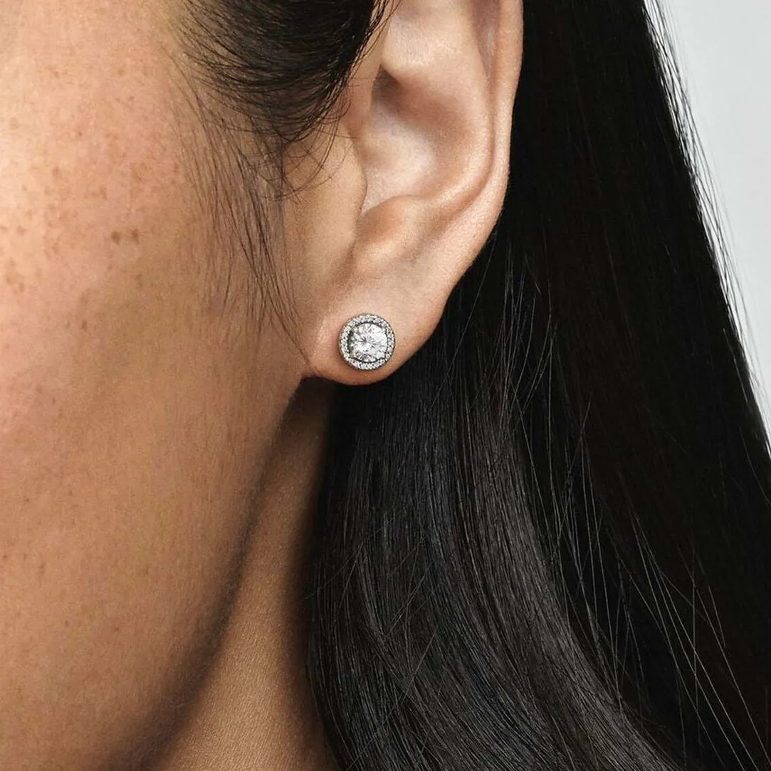 Pandora Clous d’oreilles Timeless rond scintillant | Femme Boucles D'Oreilles
