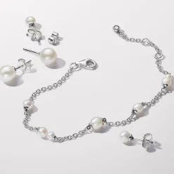 Pandora Clous d’Oreilles Perle de Culture 4,5 mm | Femme Boucles D'Oreilles