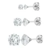 So Charm Bijoux Clous D'Oreilles So Charm - B4176-ARGENT - Boucles D'Oreilles Argentées | Femme Boucles D'Oreilles