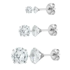 So Charm Bijoux Clous D'Oreilles So Charm - B4176-ARGENT - Boucles D'Oreilles Argentées | Femme Boucles D'Oreilles