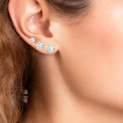 So Charm Bijoux Clous D'Oreilles So Charm - B4176-ARGENT - Boucles D'Oreilles Argentées | Femme Boucles D'Oreilles