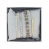 Les Interchangeables Coffret A54335 - Strass Box Jonc Fil Beige Rosé / foncé Femme | Femme Bracelet