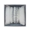 Les Interchangeables Coffret A54388 - Strass Box Jonc Fil Gris Femme | Femme Bracelet