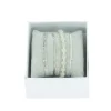 Les Interchangeables Coffret A54389 - Strass Box Jonc Fil Gris Femme | Femme Bracelet