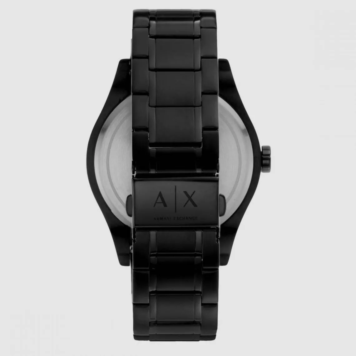 Armani Exchange Coffret Montre AX7102 - Bracelet en cuir noir et acier plaqué noir + Montre Bracelet Acier Noir Boitier Acier Noir Homme | Homme Bracelet|Noir