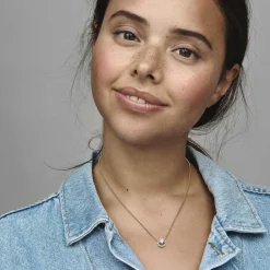 Pandora Collier avec Pendentif Timeless - Halo Rond Scintillant | Femme Collier Et Pendentif