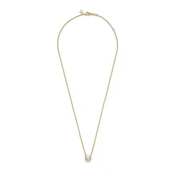 Pandora Collier avec Pendentif Timeless - Halo Rond Scintillant | Femme Collier Et Pendentif