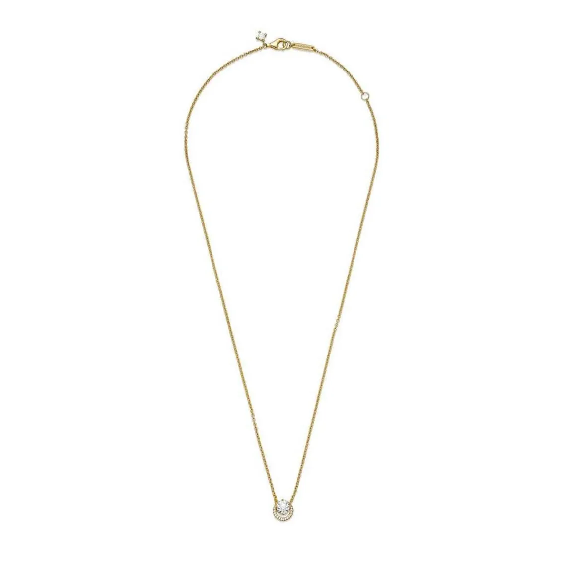 Pandora Collier avec Pendentif Timeless - Halo Rond Scintillant | Femme Collier Et Pendentif