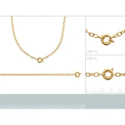 Maison de la Bijouterie Collier Chaine femme Plaqué or YUY00W4Y | Femme Collier Et Pendentif
