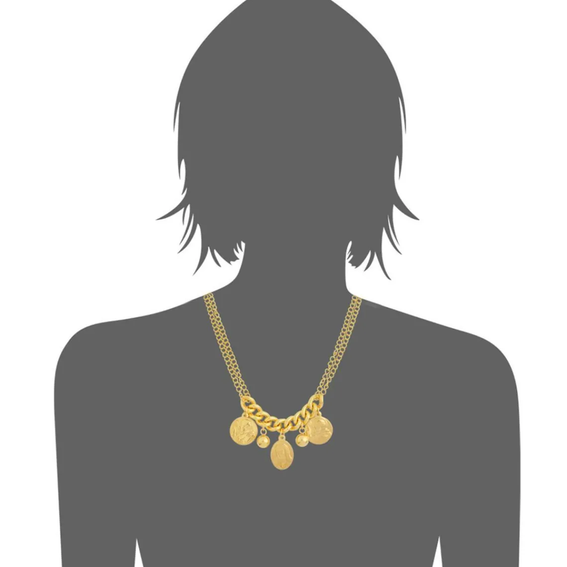 Edforce Collier et pendentif 25-0697-N - Collier et pendentif Femme | Femme Collier Et Pendentif