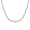 Edforce Collier et pendentif Femme 534-0120-N - Perle Argentée | Femme Collier Et Pendentif