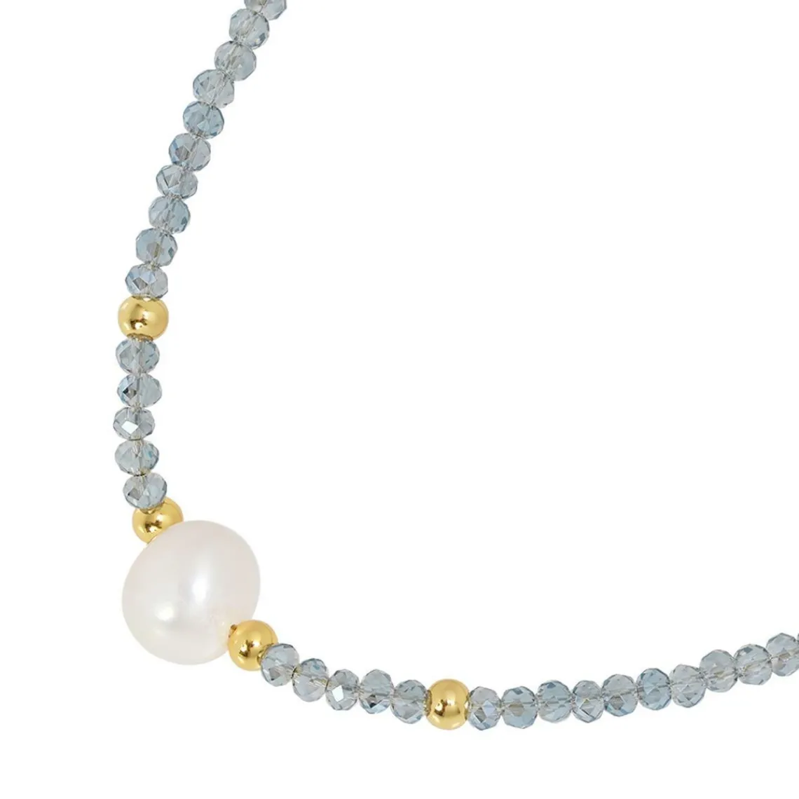 Edforce Collier et pendentif Femme 534-0120-N - Perle Argentée | Femme Collier Et Pendentif