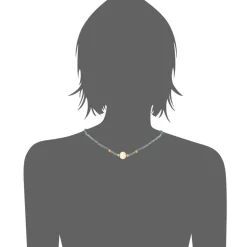 Edforce Collier et pendentif Femme 534-0120-N - Perle Argentée | Femme Collier Et Pendentif