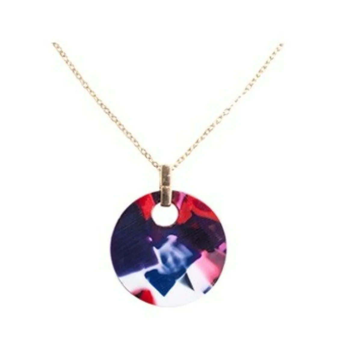 Christian Lacroix Bijoux Collier et Pendentif Femme Christian Lacroix Acétate XF42013AD - Acier Doré | Femme Collier Et Pendentif