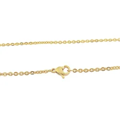 Edforce Collier et pendentif Femme 165-0155-S - Acier Doré | Femme Collier Et Pendentif