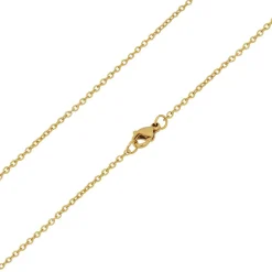 Edforce Collier et pendentif Femme 93-0916-S - Acier Doré | Femme Collier Et Pendentif