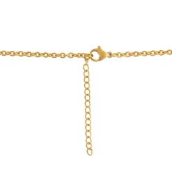 Edforce Collier et pendentif Femme 226-0045-S - Acier Doré | Femme Collier Et Pendentif