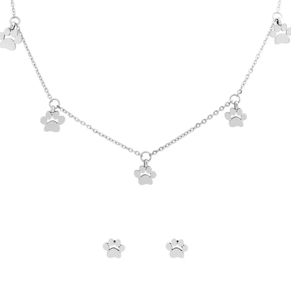 Edforce Collier et pendentif Femme 226-0120-S - Acier Argent | Femme Collier Et Pendentif