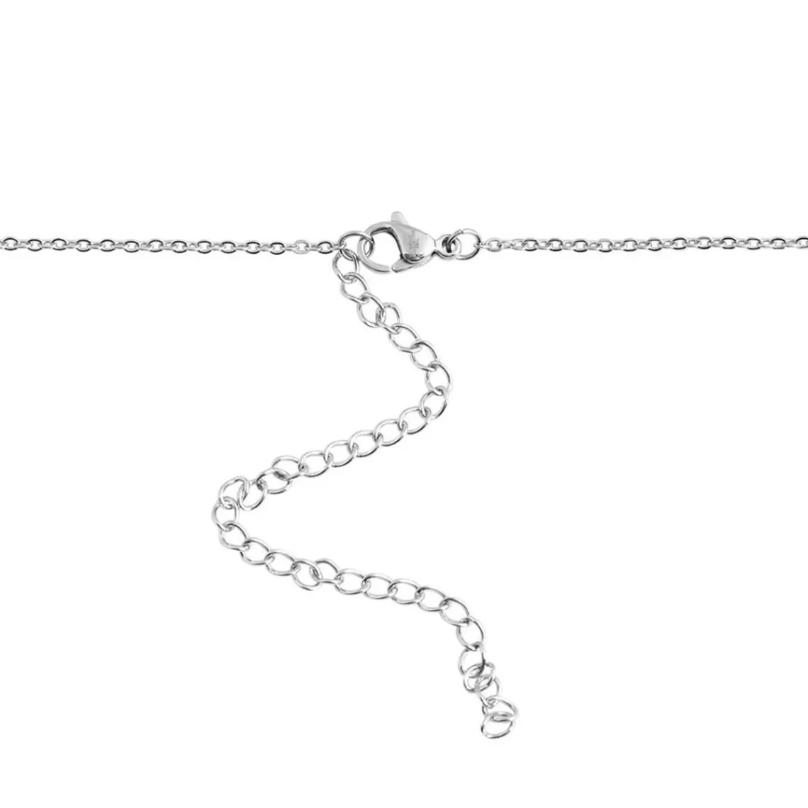 Edforce Collier et pendentif Femme 226-0120-S - Acier Argent | Femme Collier Et Pendentif
