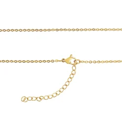 Edforce Collier et pendentif Femme 541-0045-N - Acier Doré | Femme Collier Et Pendentif