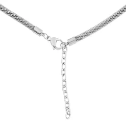 Edforce Collier et pendentif Femme 93-0831-S - Acier argenté | Femme Collier Et Pendentif
