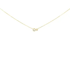 Les Interchangeables Collier et pendentif A54326 - Serti PM-GM Or Jaune Cristal Femme | Femme Collier Et Pendentif