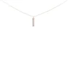 Les Interchangeables Collier et pendentif A54272 - Barette Strassée PM Or Rose Cristal Femme | Femme Collier Et Pendentif