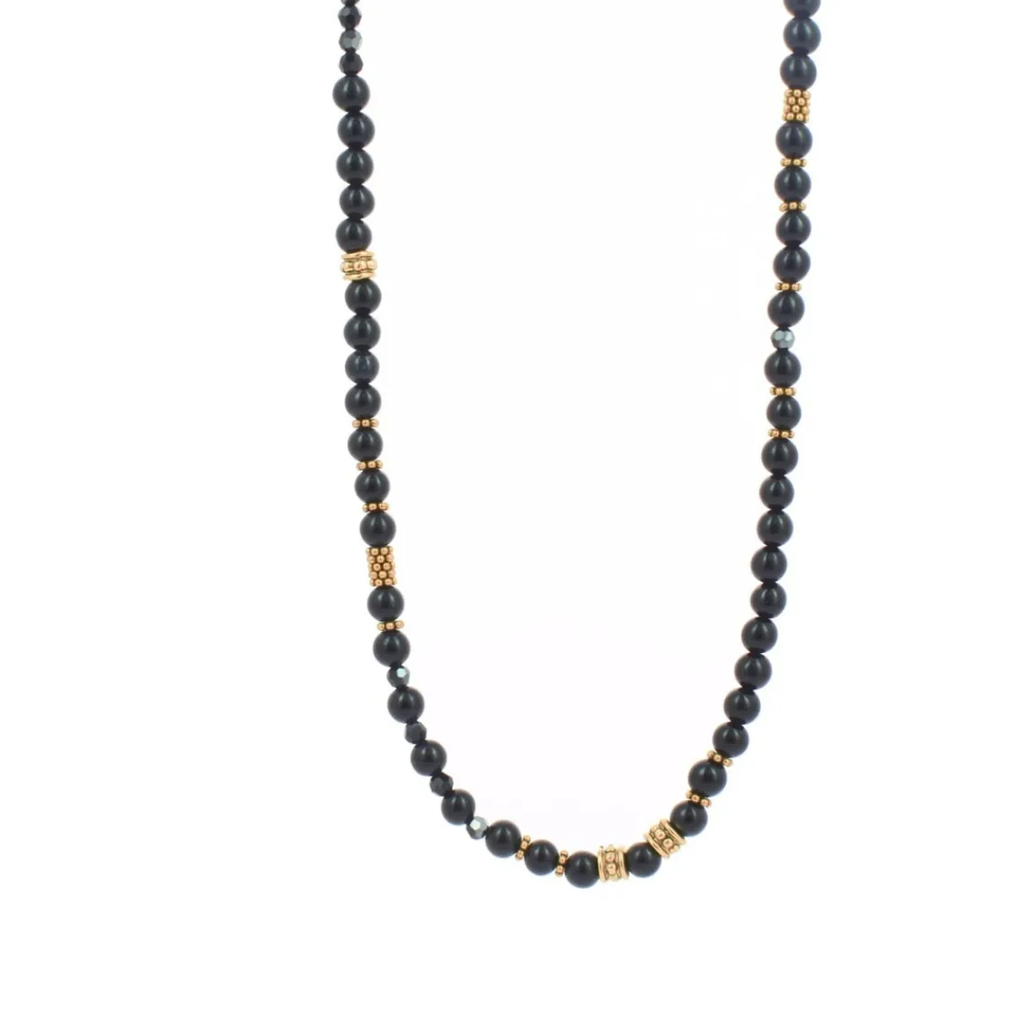 Les Interchangeables Collier et pendentif A59319 - Sautoir Bobo Chic Noir Femme | Femme Collier Et Pendentif