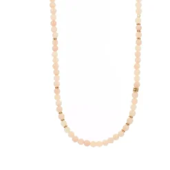 Les Interchangeables Collier et pendentif A59320 - Sautoir Bobo Chic Rose Femme | Femme Collier Et Pendentif