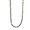 Les Interchangeables Collier et pendentif A59317 - Sautoir Bobo Chic Kaki Fonce Femme | Femme Collier Et Pendentif