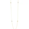 Les Interchangeables Collier et pendentif A59237 - Sautoir Coeur Doré Femme | Femme Collier Et Pendentif