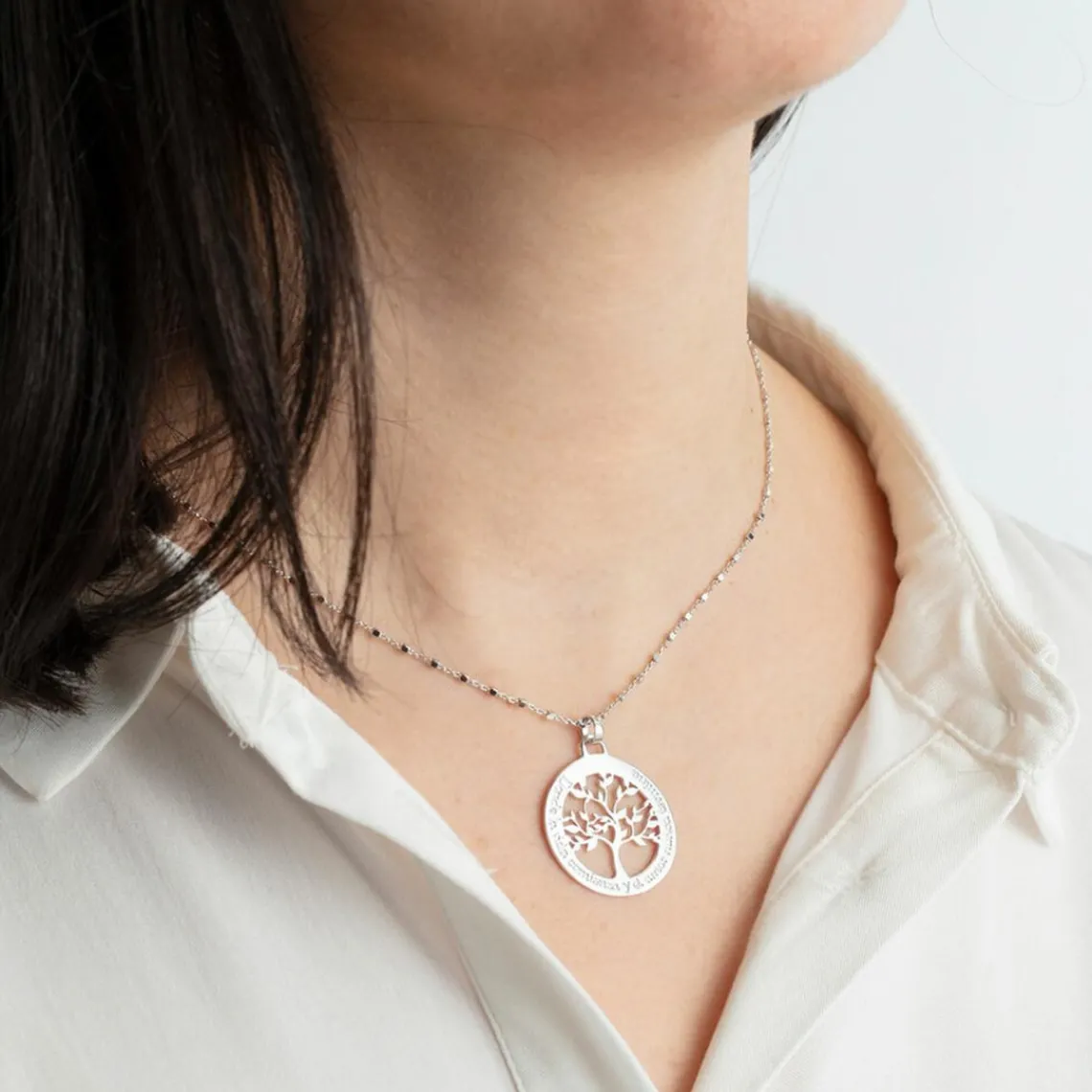 Lotus Silver Collier et pendentif TREE OF LIFE LP1641-1-1 - Collier et pendentif TREE OF LIFE Argent Femme | Femme Collier Et Pendentif