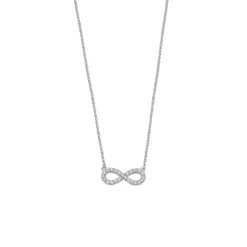 Lotus Silver Collier et pendentif Trendy LP1253-1-1 - Collier et pendentif Argent Infini Serti Femme | Femme Collier Et Pendentif