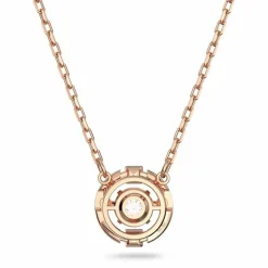 Swarovski Bijoux Collier et pendentif Swarovski 5272364 - Collier et pendentif Cristal Or Rose Femme | Femme Collier Et Pendentif