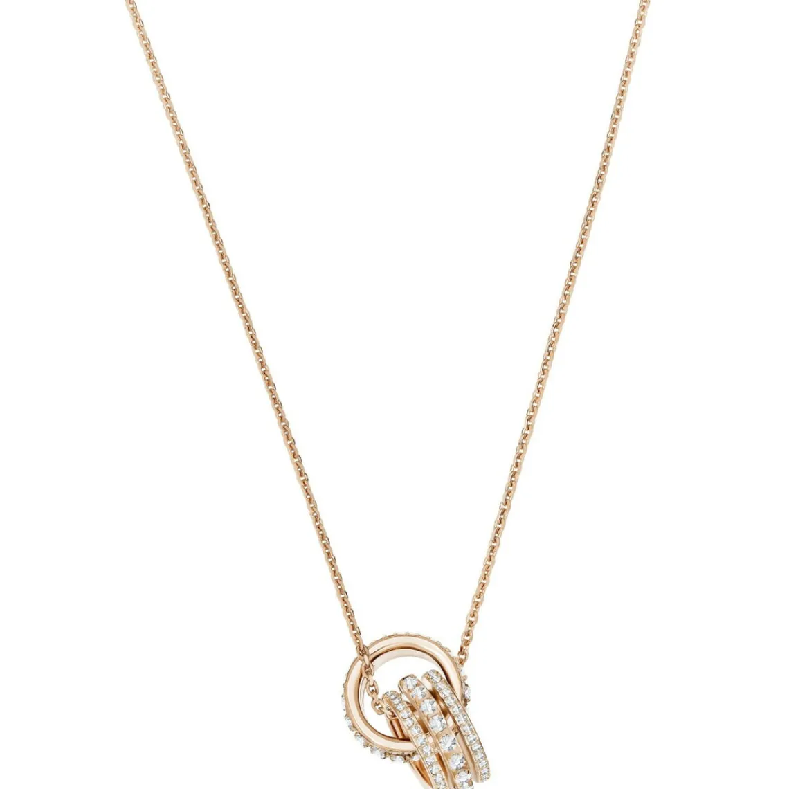 Swarovski Bijoux Collier et pendentif 5419853 - Acier Doré Rose Cristaux Swarovski Femme | Femme Collier Et Pendentif