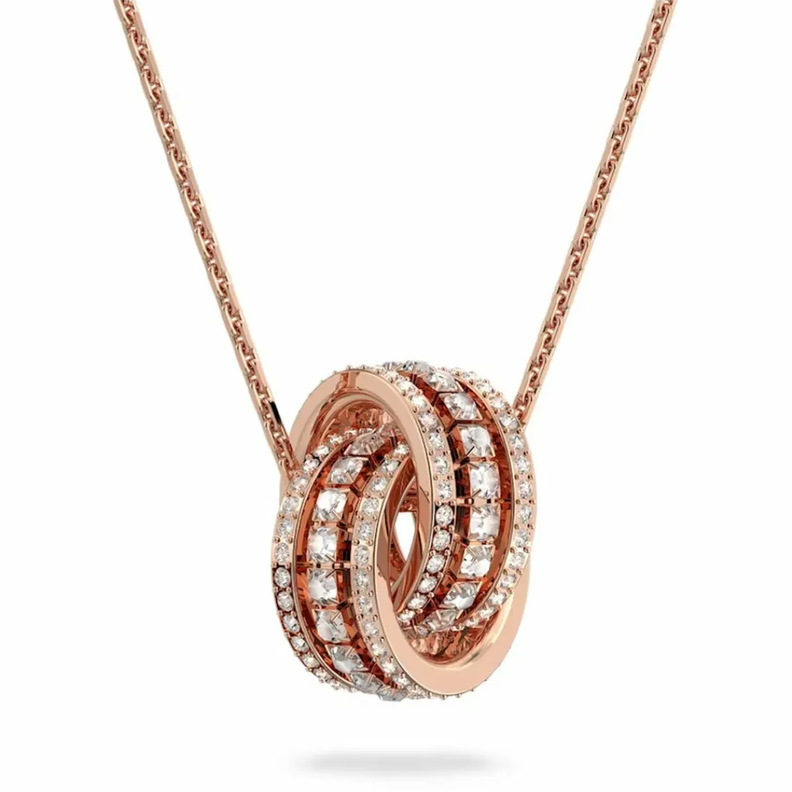 Swarovski Bijoux Collier et pendentif 5419853 - Acier Doré Rose Cristaux Swarovski Femme | Femme Collier Et Pendentif