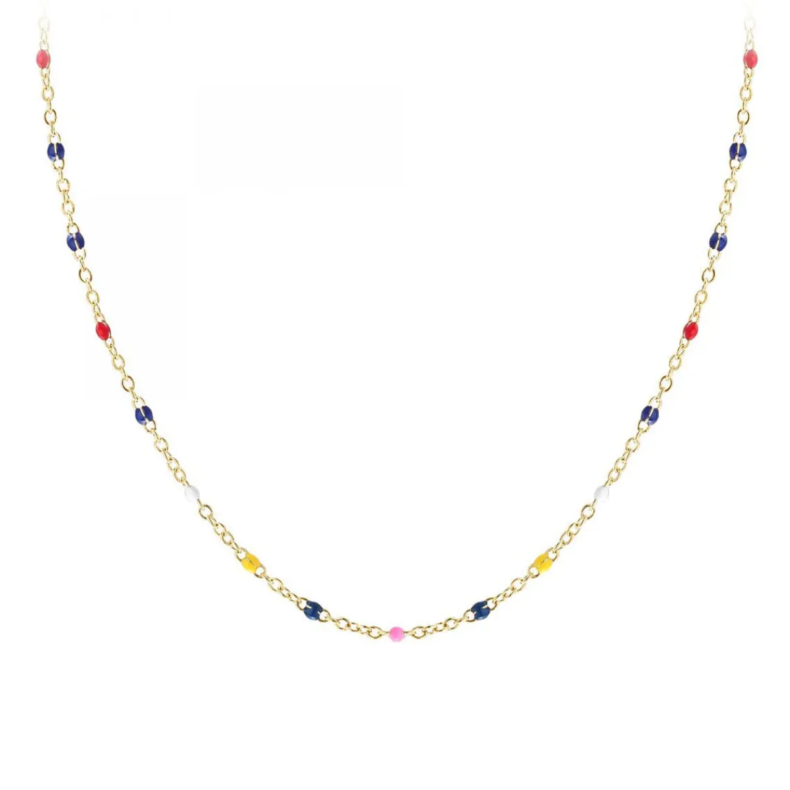 Angèle M Bijoux Collier femme Angèle M B2420-DORE | Femme Collier Et Pendentif