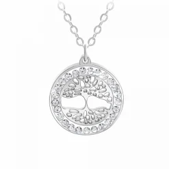 Angèle M Bijoux Collier femme Angèle M B2559 - Acier Argent | Femme Collier Et Pendentif