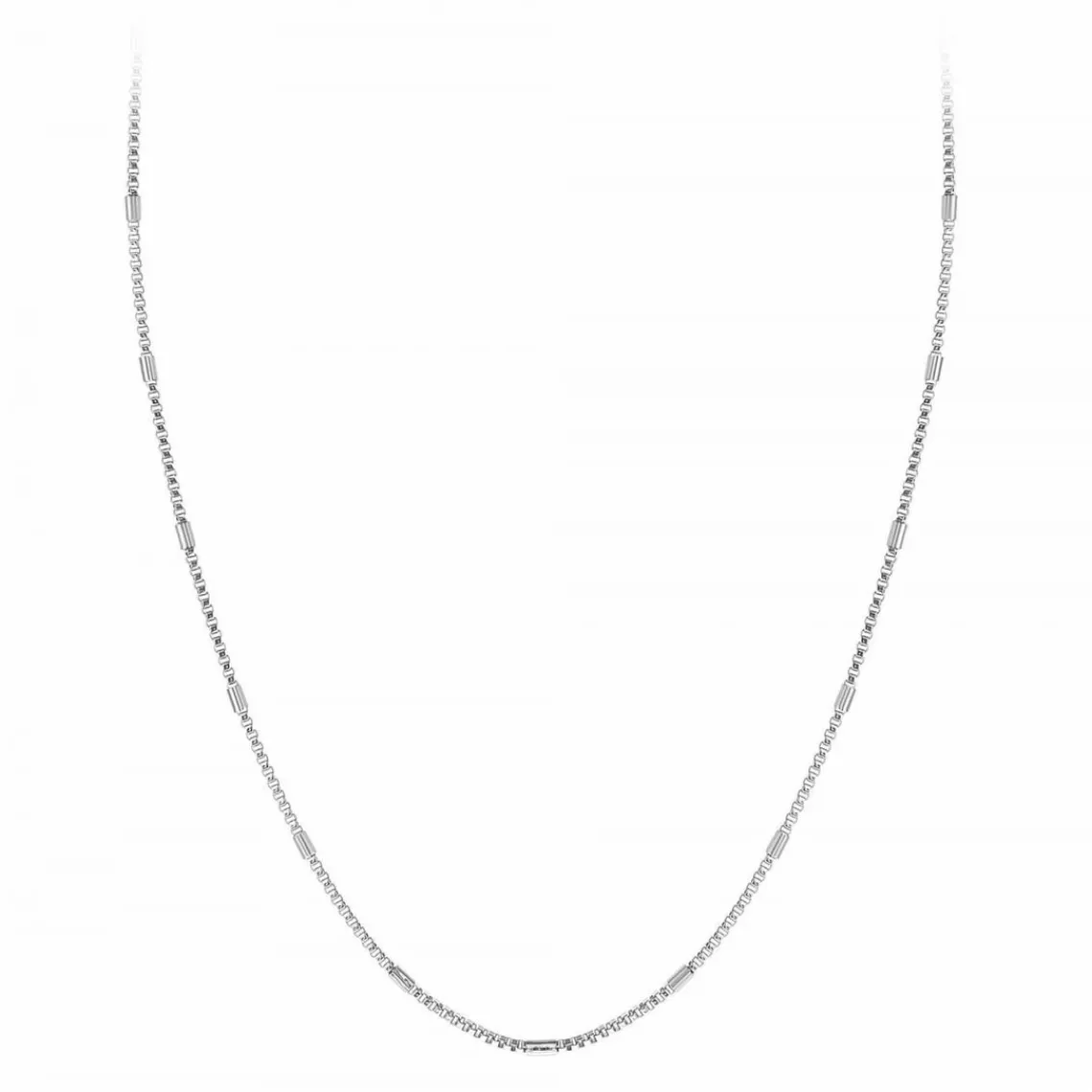 Angèle M Bijoux Collier femme Angèle M B2387-ARGENT - Acier Argent | Femme Collier Et Pendentif