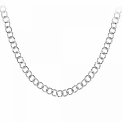 Angèle M Bijoux Collier femme Angèle M B2374-ARGENT - Acier Argent | Femme Collier Et Pendentif