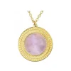Angèle M Bijoux Collier femme Angèle M B2447-DORE | Femme Collier Et Pendentif