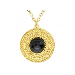 Angèle M Bijoux Collier femme Angèle M B2445-DORE | Femme Collier Et Pendentif