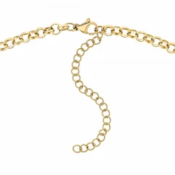 Angèle M Bijoux Collier femme Angèle M B2378-DORE - Acier Doré | Femme Collier Et Pendentif
