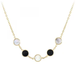 Angèle M Bijoux Collier femme Angèle M B2403-DORE | Femme Collier Et Pendentif