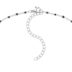 Angèle M Bijoux Collier femme Angèle M B2380-NOIR | Femme Collier Et Pendentif