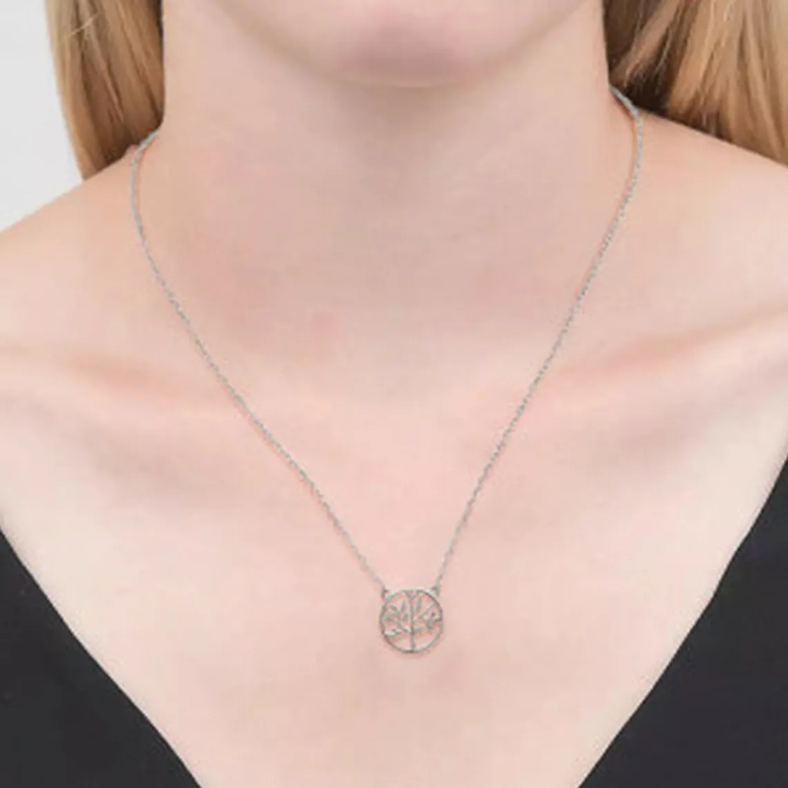 Maison de la Bijouterie Collier Femme Arbre de vie Argent WYZY6545 | Femme Collier Et Pendentif