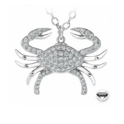Athème Collier Femme - B2425-CANCER Métal Argent | Femme Collier Et Pendentif