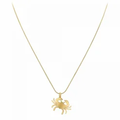 Athème Collier Femme - B2427-CANCER Acier Doré | Femme Collier Et Pendentif