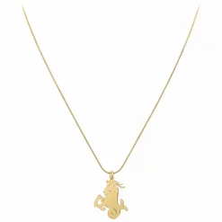 Athème Collier Femme - B2427-CAPRICORNE Acier Doré | Femme Collier Et Pendentif