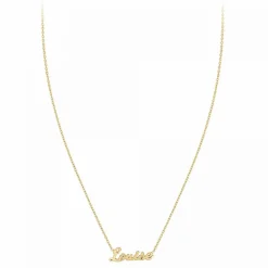 Athème Collier Femme - B2689-DORE-LOUISE Acier Doré | Femme Collier Et Pendentif